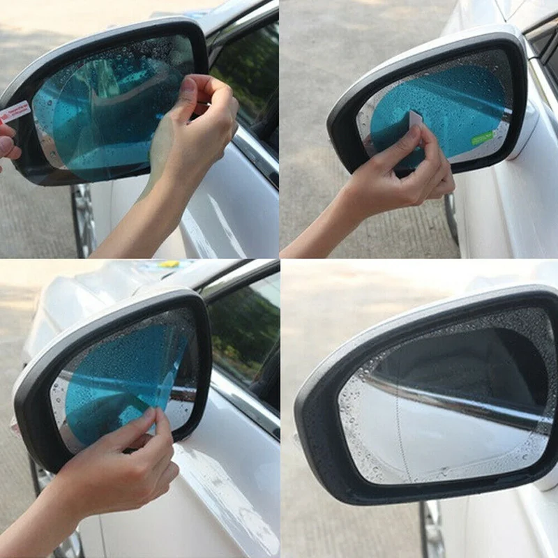 2PCS Auto Aufkleber Regendicht – Anti Glare Car Rearview Mirror Film Bewertung und Preis