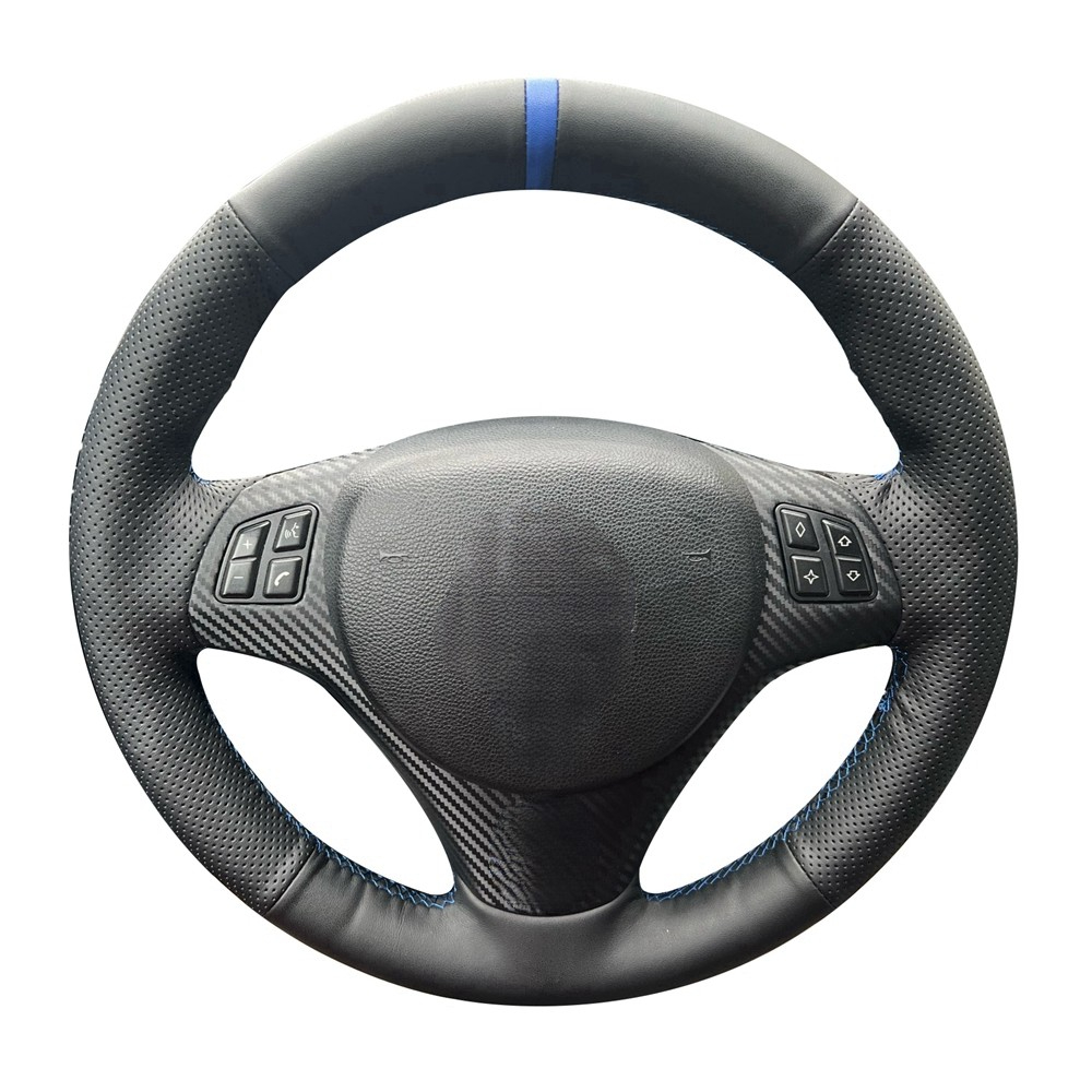 Kunden spezifische geflochtene – Car Steering Wheel Cover Anti Slip Breathable Bewertung und Preis