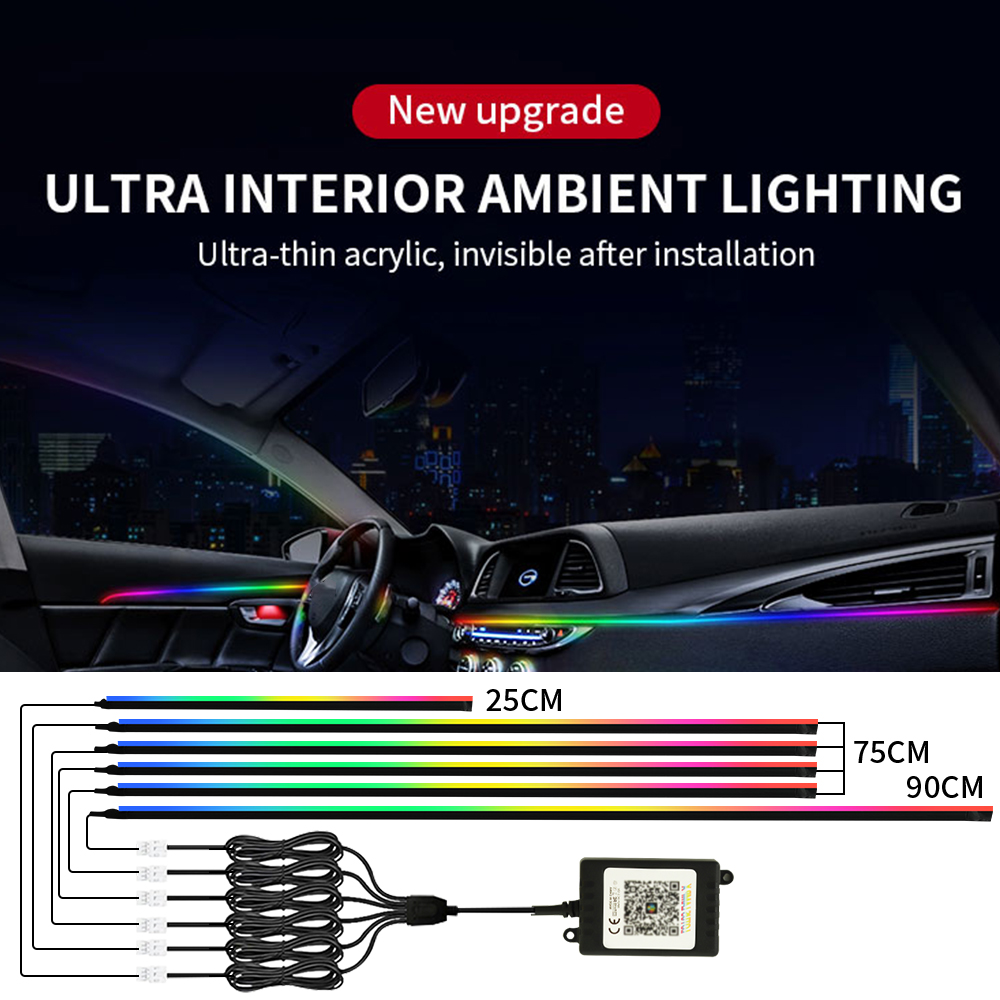 Symphony Auto-Umgebungslichter – Led Ambient Interior Car Lights App Control Bewertung und Preis